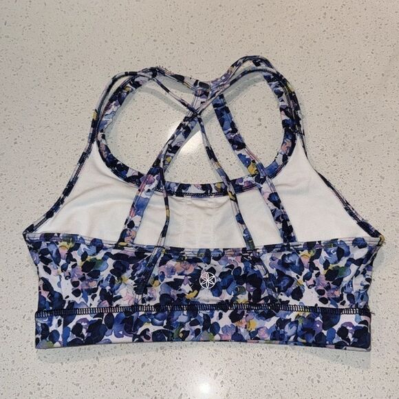 Gaiam Shiva Elsie Print Medium-Impact Sports Bra Size Small - Picture 4 of 8